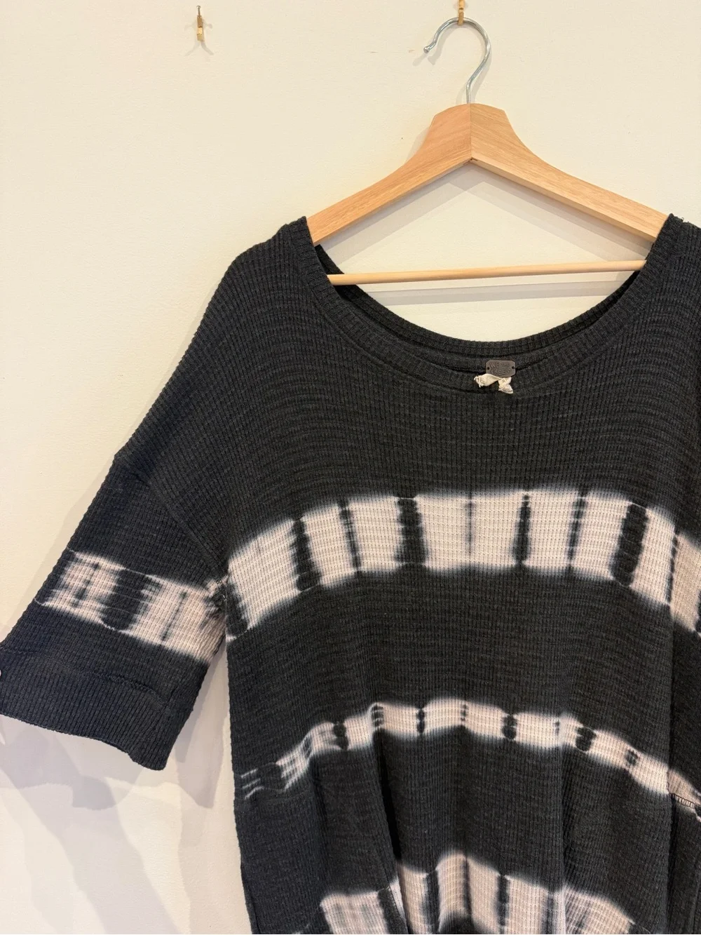 FREE PEOPLE Waffle Knit Tunic Dress
